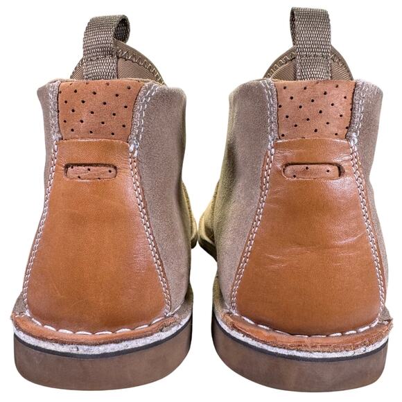 Steve Madden Syrio Classic Tan Leather Ankle Boots Men's Size 10M US - Picture 4 of 7